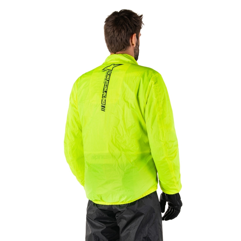 Alpinestars Hurricane Rain 2 fluo kollane veekindel jope