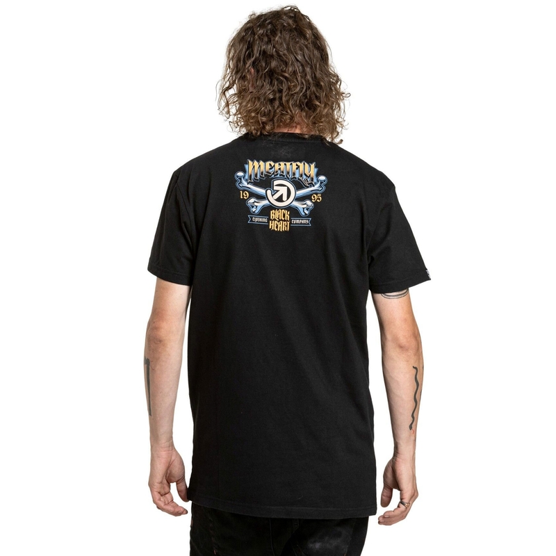 T-särk Meatfly Whiskey Crossbones must