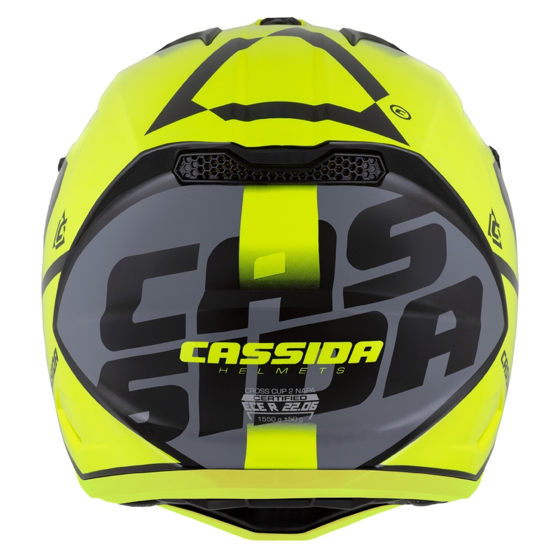 Cassida Cross Cup 2 Napa fluo-kollane-must-hall motokrossikiiver