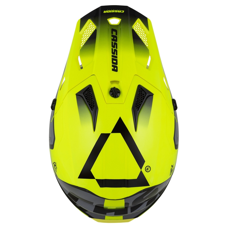Cassida Cross Cup 2 Napa fluo-kollane-must-hall motokrossikiiver