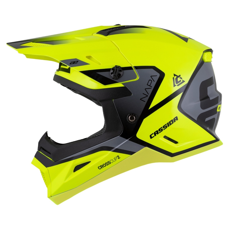 Cassida Cross Cup 2 Napa fluo kollane-must-hall pärl
