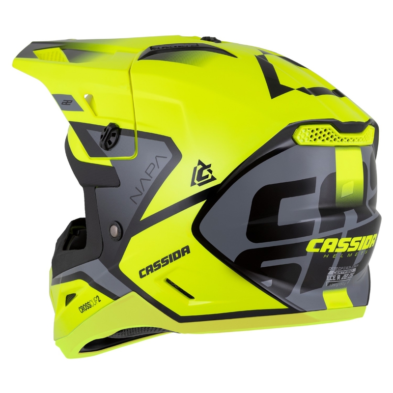 Cassida Cross Cup 2 Napa fluo kollane-must-hall pärl