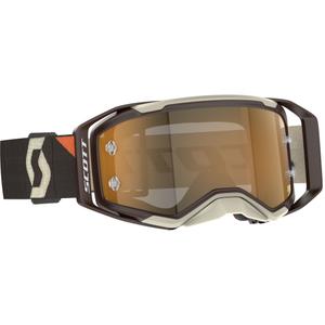Motokross prillid SCOTT Prospect 2.0 AMP tumepruun-beež kuldse pleksiga allahindlus