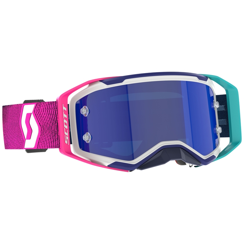 Motokross prillid SCOTT Prospect 2.0 AMP sinine ja roosa sinise peegelplekiga