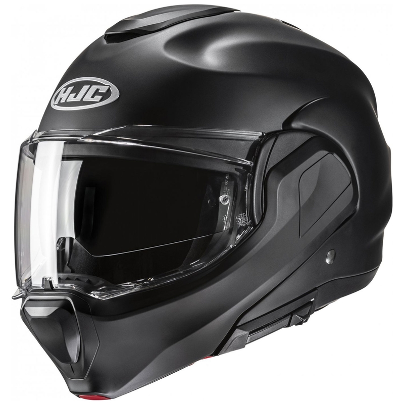 HJC F100 Solid Semi Flat Black Flip-Over mootorratta kiiver