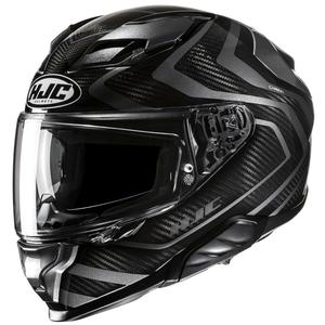 Integreeritud mootorratta kiiver HJC F71 Carbon Nevio MC3H mustahall