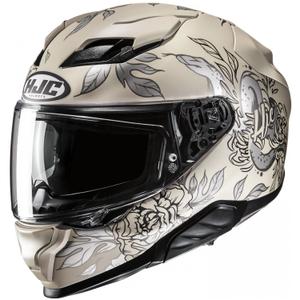 Integreeritud mootorratta kiiver HJC F71 Eliz MC9SF beež-hall