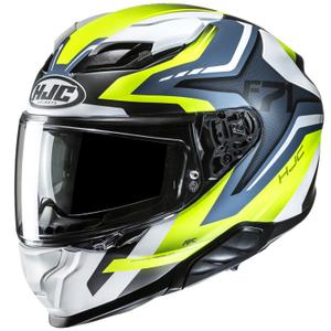 Integreeritud mootorratta kiiver HJC F71 Fes MC3HSF valge-fluo kollane