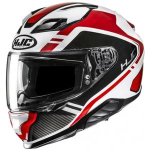 Integreeritud mootorratta kiiver HJC F71 Tozz MC1 valge-punane-must