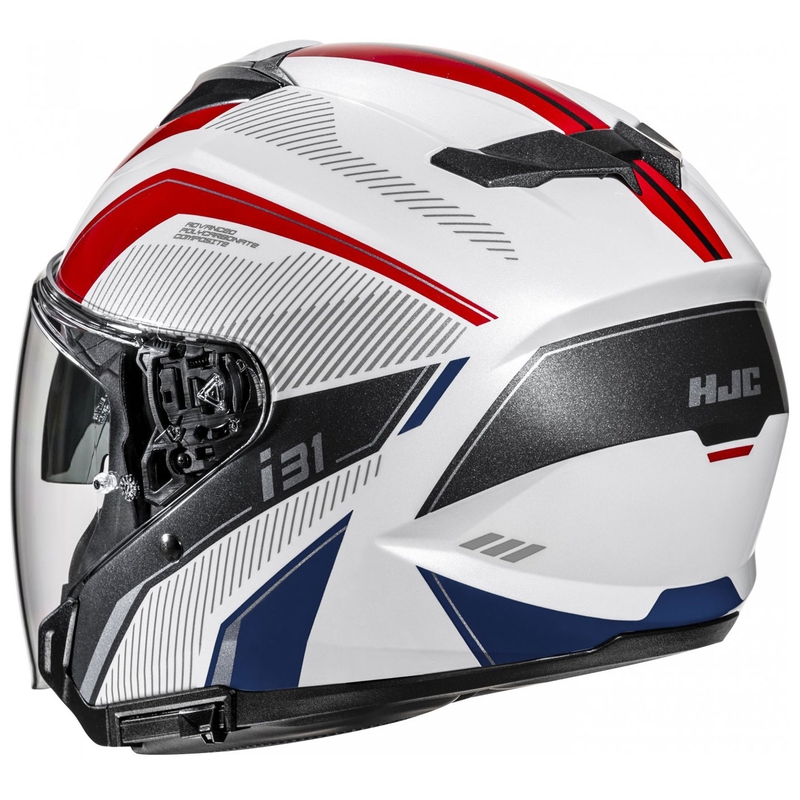 Avatud mootorratta kiiver HJC i31 Reno MC21 valge-punane-sinine