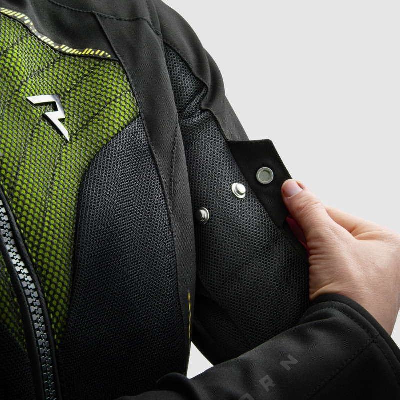 Naiste Rebelhorn Jax must-fluo kollane mootorratta jakk