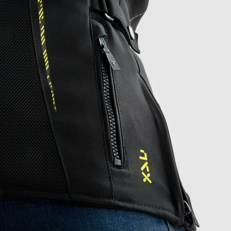 Naiste Rebelhorn Jax must-fluo kollane mootorratta jakk