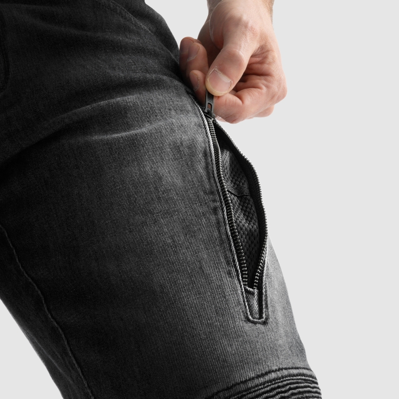 Rebelhorn Vandal Mono pestud mustad mootorratta teksad