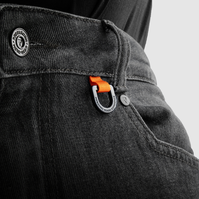 Rebelhorn Vandal Mono pestud mustad mootorratta teksad