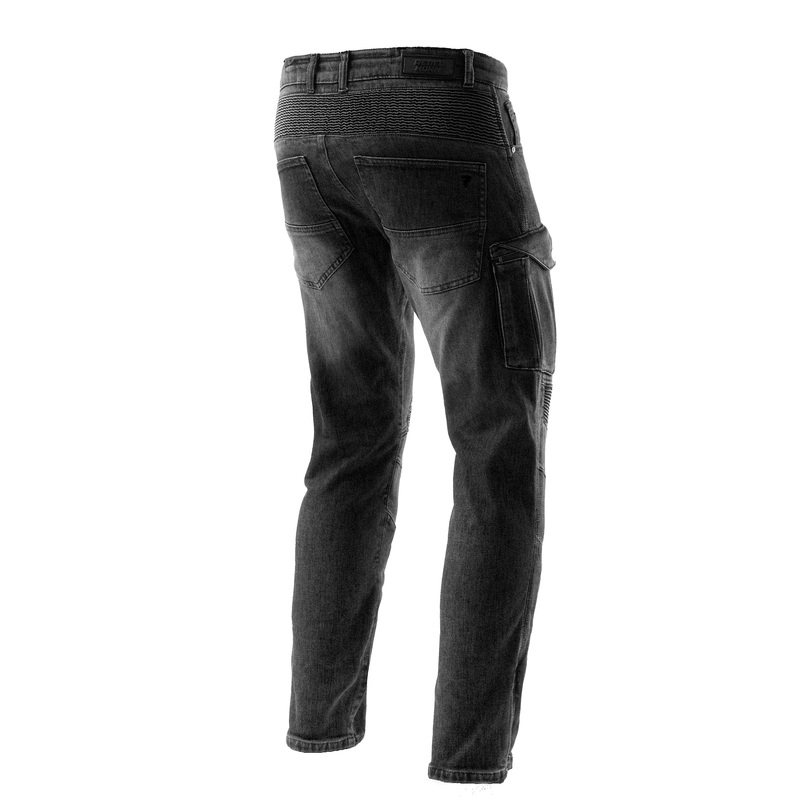 Rebelhorn Vandal Mono Mono Long Biker teksad pestud mustad