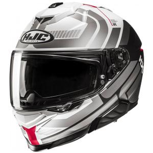 HJC i71 Viz MC1SF integreeritud mootorratta kiiver valge-hall-must