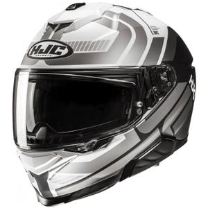 Integreeritud mootorratta kiiver HJC i71 Viz MC5 hall-valge-must
