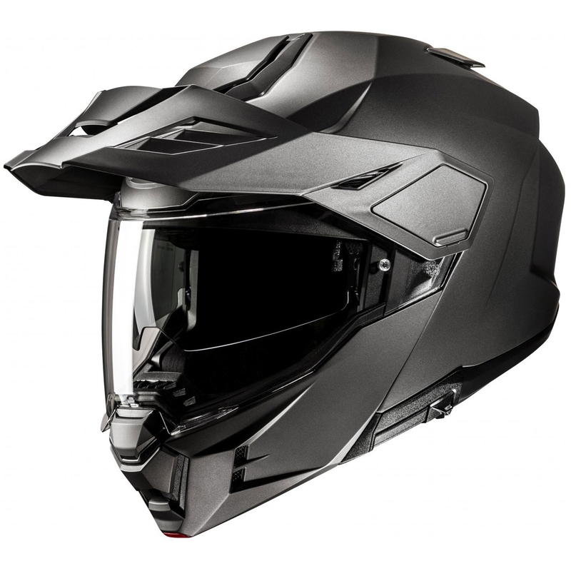 HJC i80 Solid Semi Flat titaanist flip-up mootorratta kiiver