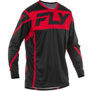 Motokrossitrikoo FLY Racing Lite must-punane