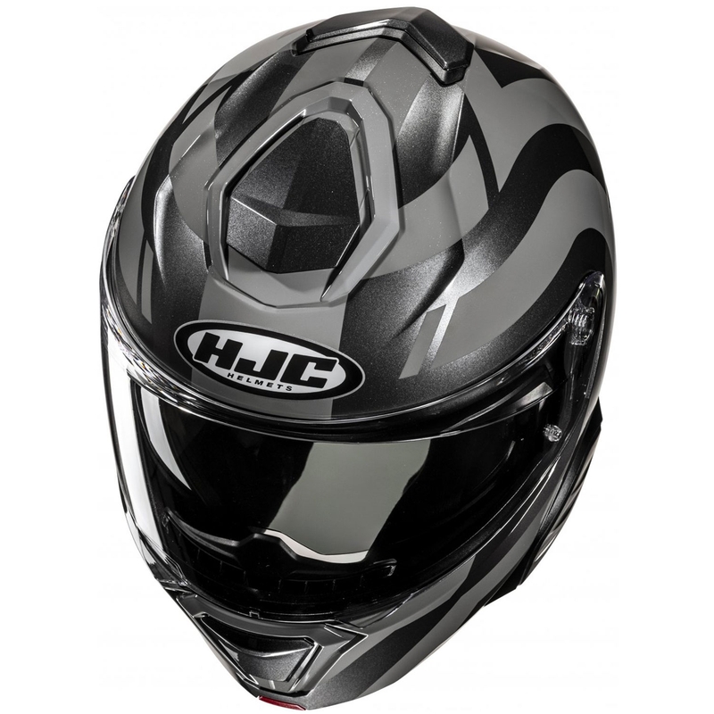 HJC i91 Arven MC5 hall-must klappkiiver mootorratta kiiver