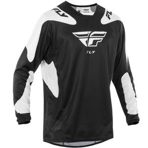 Motokrossitrikoo FLY Racing Kinetic Sym must ja valge