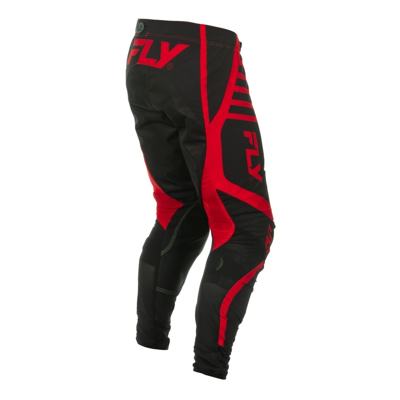 Motokrossi püksid FLY Racing Lite must-punane