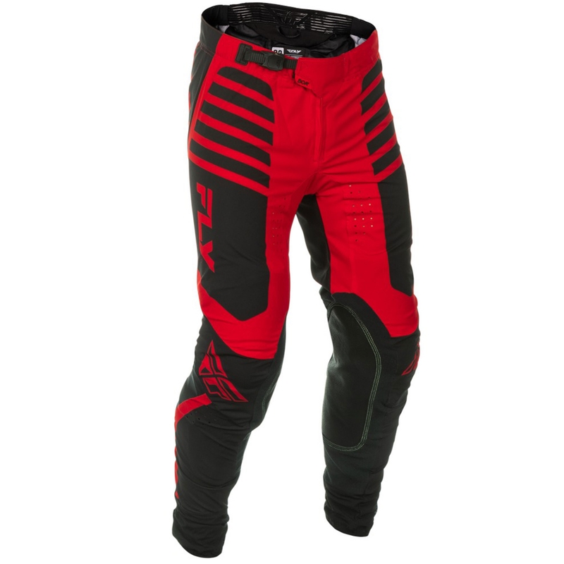 Motokrossi püksid FLY Racing Lite must-punane