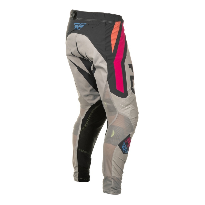 Motokrossi püksid FLY Racing Lite Vice hall-roosa