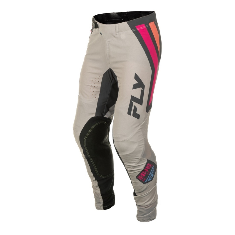 Motokrossi püksid FLY Racing Lite Vice hall-roosa