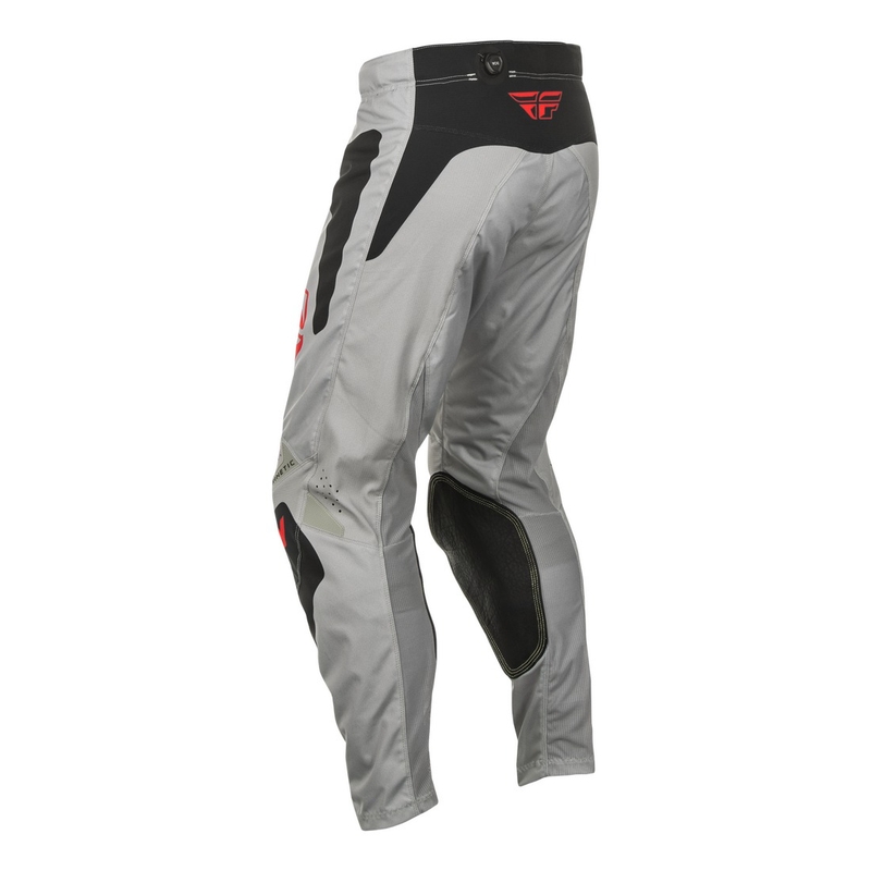 Motokrossi püksid FLY Racing Kinetic Sym hall-punane-mustad