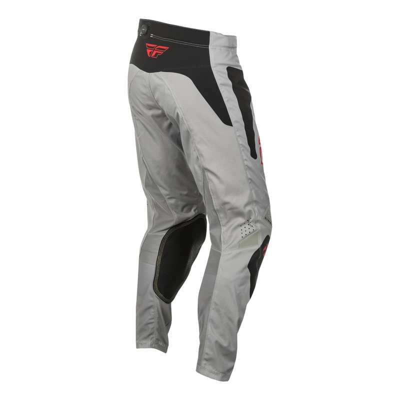 Motokrossi püksid FLY Racing Kinetic Sym hall-punane-mustad