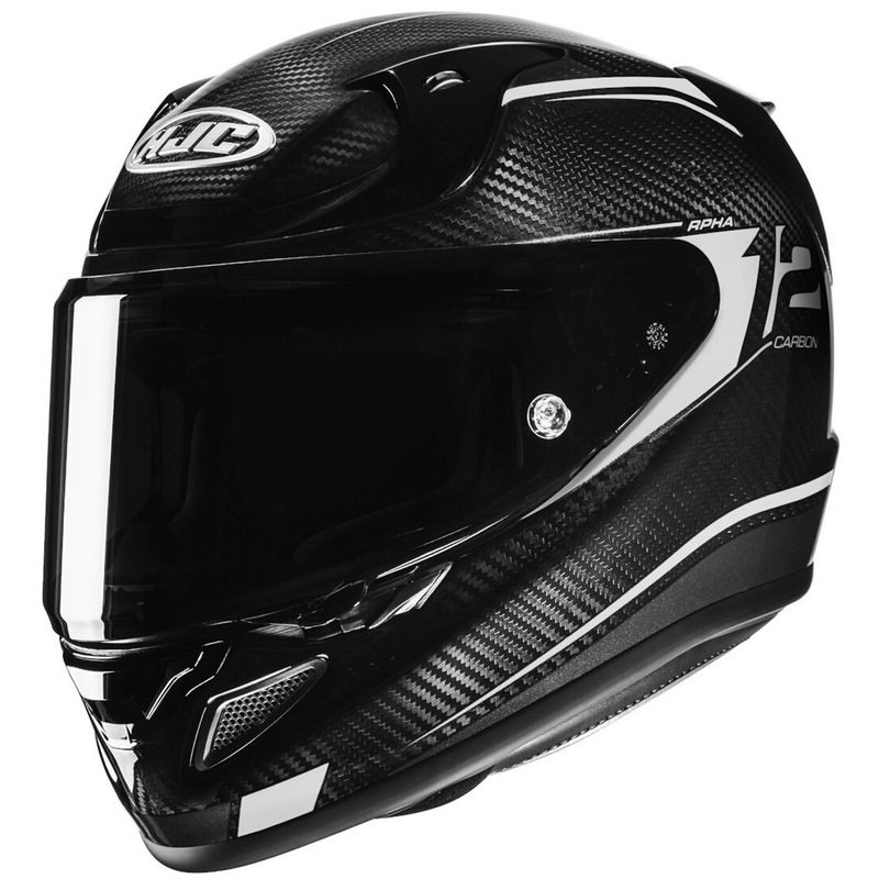 Integreeritud mootorratta kiiver HJC RPHA 12 CARBON Keres MC5 must ja valge