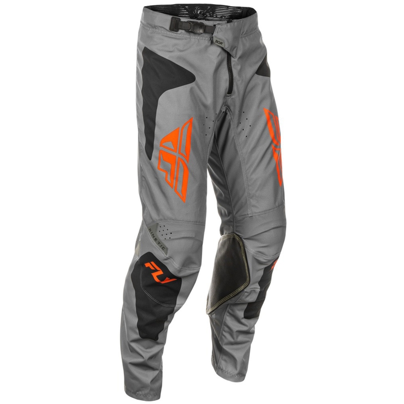 Motokrossi püksid FLY Racing Kinetic Sym hall-oranž-mustad