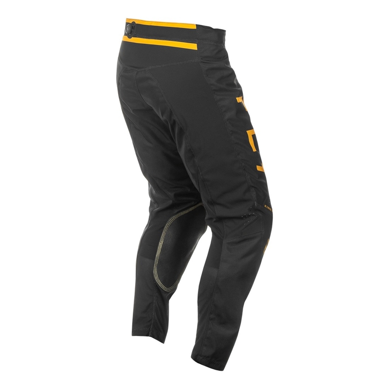 Motokrossi püksid FLY Racing Kinetic Centre must ja kuldne