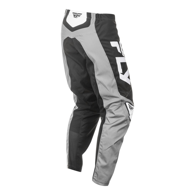 Motokrossi püksid FLY Racing F-16 hall-must-valge