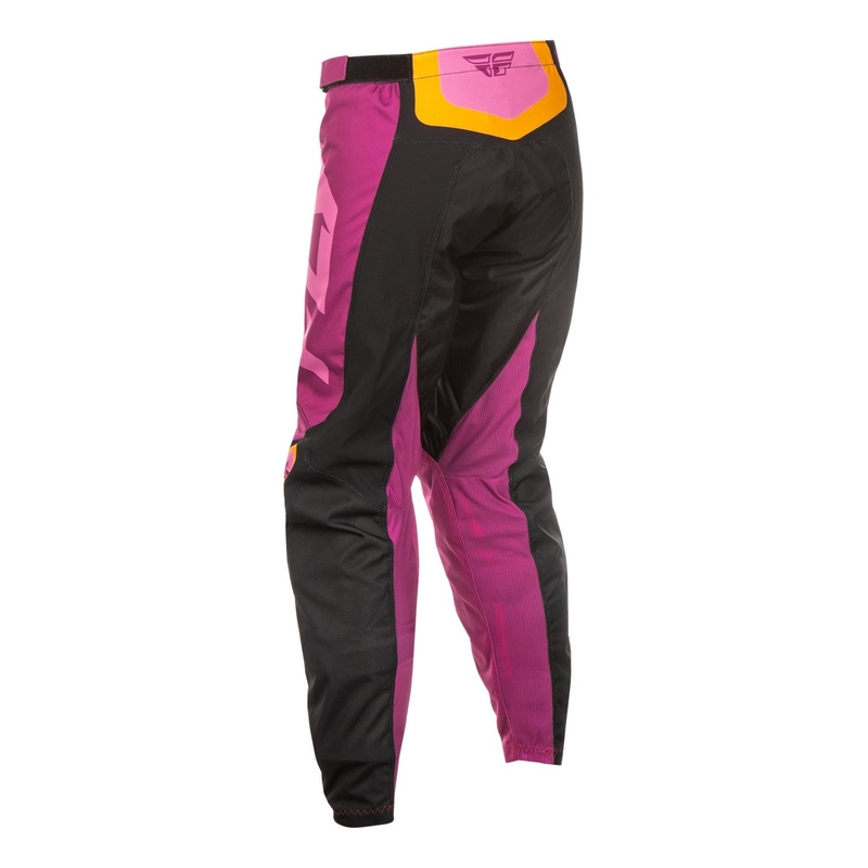 Dámské motokrosové kalhoty FLY Racing F-16 černo-žluté