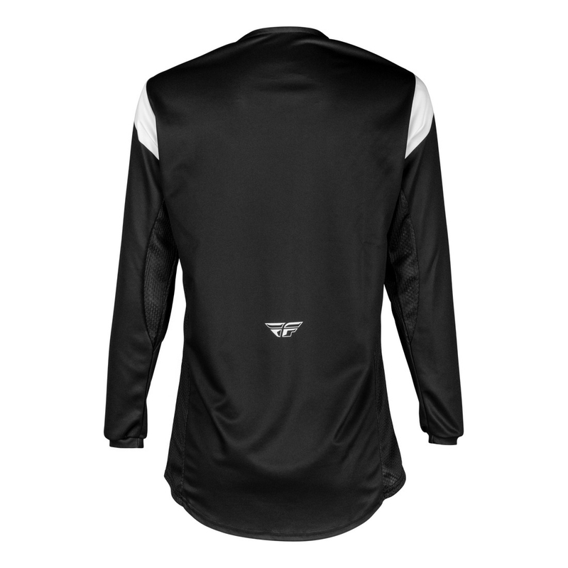 Laste motokrossitrikoo FLY Racing Kinetic Stoke must ja valge