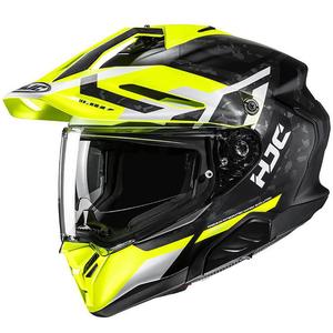 Enduro mootorratta kiiver HJC RPHA 60 Dakar MC3HSF fluo kollane-must