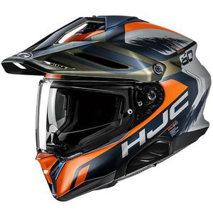 Enduro mootorratta kiiver HJC RPHA 60 Quid MC47SF sinihall-oranž
