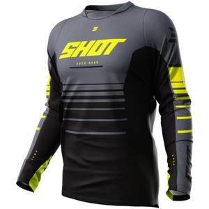 Motokross trikot Shot Devo Peak fluo kollane allahindlus