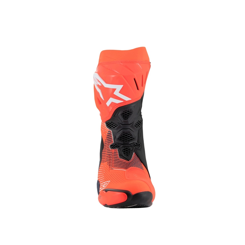 Alpinestars Supertech R Vented Limited Edition MM93 Marc Marquez fluo punane-sinine-mustad mootorratta saapad