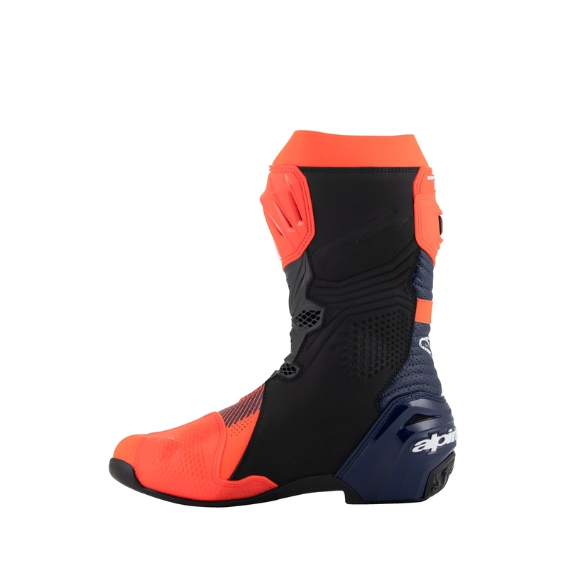 Alpinestars Supertech R Vented Limited Edition MM93 Marc Marquez fluo punane-sinine-mustad mootorratta saapad