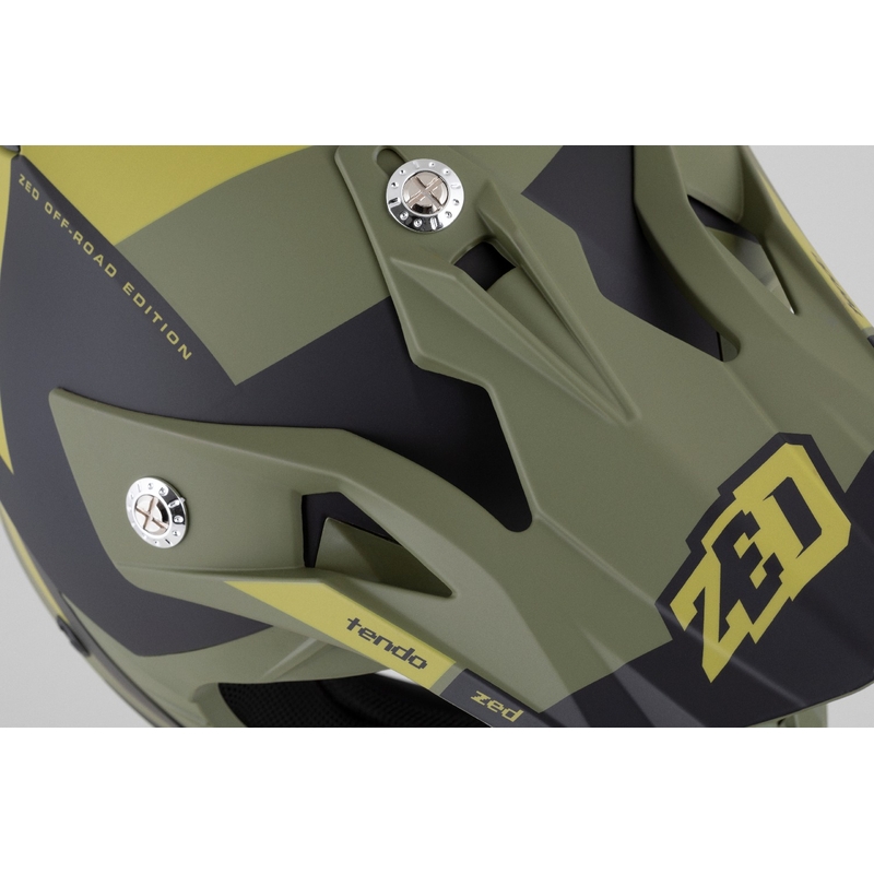 Laste motokrossikiiver ZED X1.9 Tendo tumeroheline-heleroheline