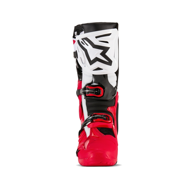 Alpinestars Tech 10 Enduro punane-must-valge mootorratta saapad