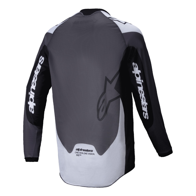 Alpinestars PRO-Dura motokrossitrikoo must ja valge