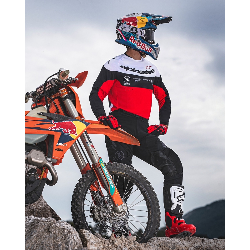 Alpinestars PRO-Dura motokrossipüksid must-valged
