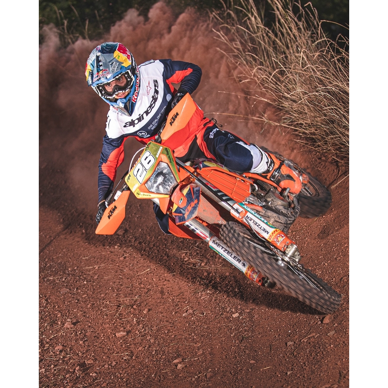 Alpinestars PRO-Dura motokrossipüksid sini-oranž-valge