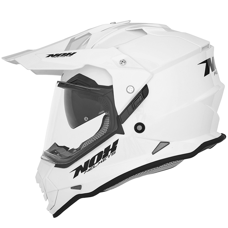 Enduro kiiver NOX N312 pärlmuttervalge