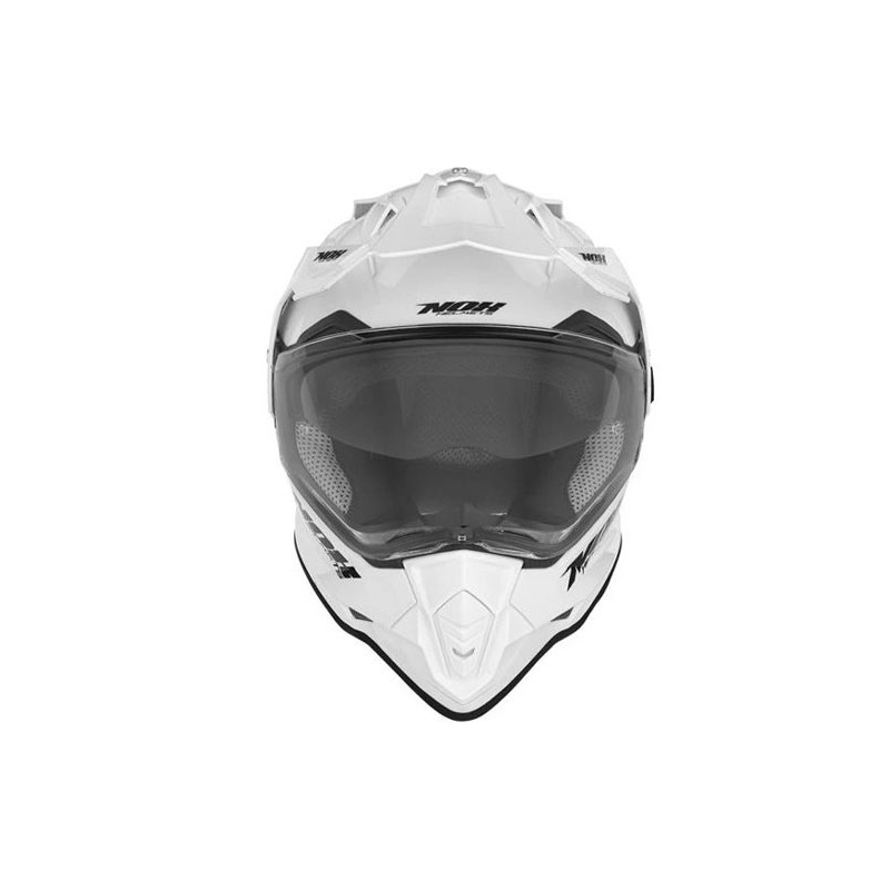 Enduro kiiver NOX N312 pärlmuttervalge