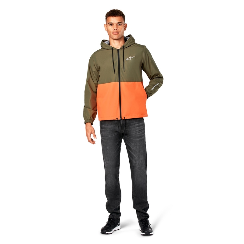 Alpinestars Speeded tuulejope roheline-oranž jakk